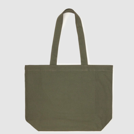 Lancaster Tote Bag 3 Lines Tote Bag TOTE-06 Khaki