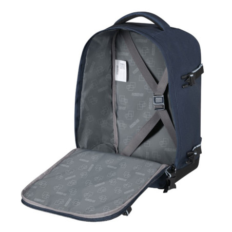 American Tourister Take2cabin Sac A dos S Dark Navy ouvert