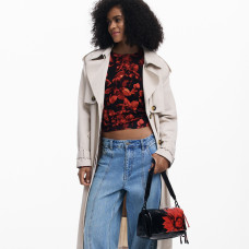 Desigual Flowerina Naron Trolley Bag Black