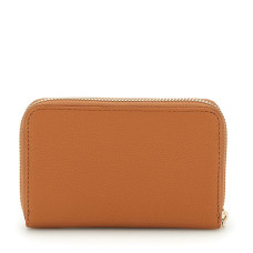 Guess Calebra Zippered Wallet Cognac