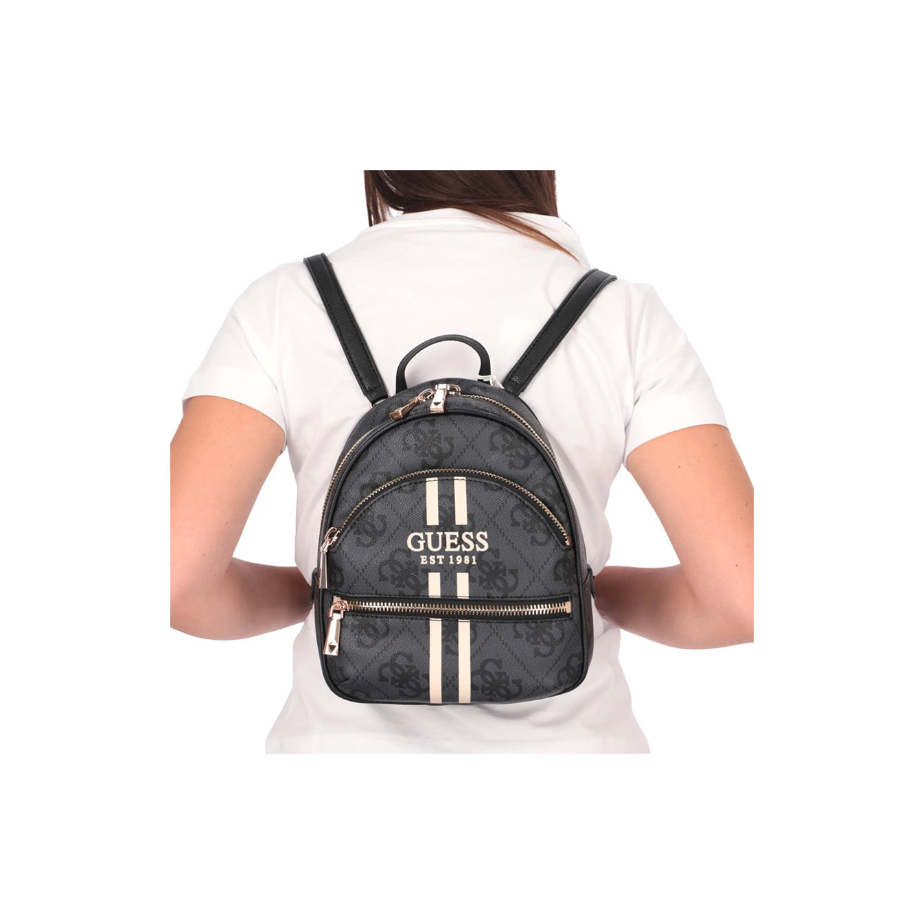 Guess Manhattan Small Backpack Logo 4G Clo