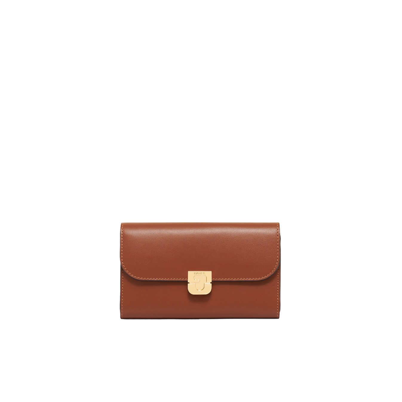 Gérard Darel PM Wallet Cognac Leather Wallet