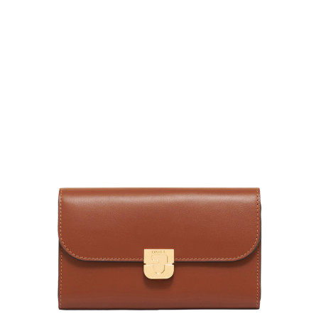 Gérard Darel PM Wallet Cognac Leather Wallet