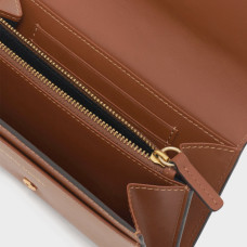 Gérard Darel PM Wallet Cognac Leather Wallet