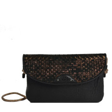 Mila Louise Olca BW Wedding Pouch Black Bronze