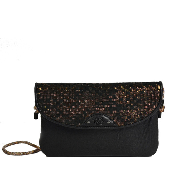 Mila Louise Olca BW Wedding Pouch Black Bronze