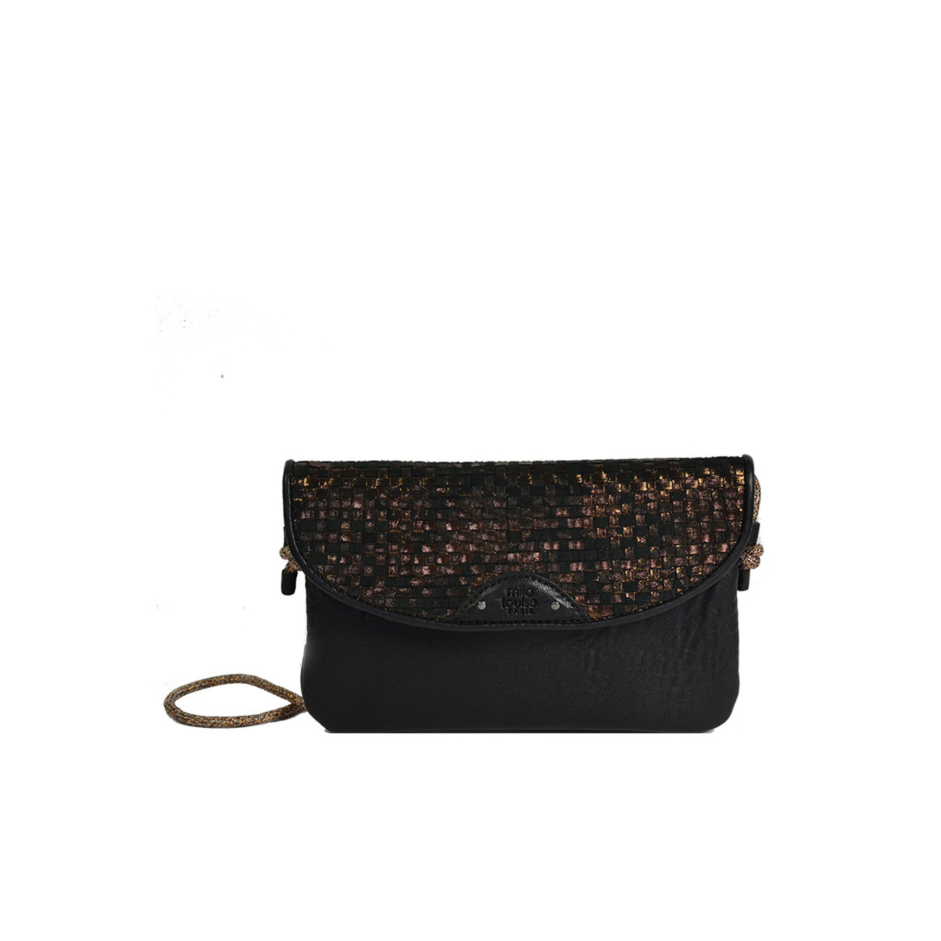Mila Louise Olca BW Wedding Pouch Black Bronze
