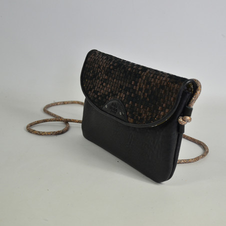 Mila Louise Olca BW Wedding Pouch Black Bronze