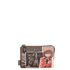 Anekke Mademoiselle 3-Compartment Brown Wallet