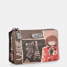 Anekke Mademoiselle 3-Compartment Brown Wallet