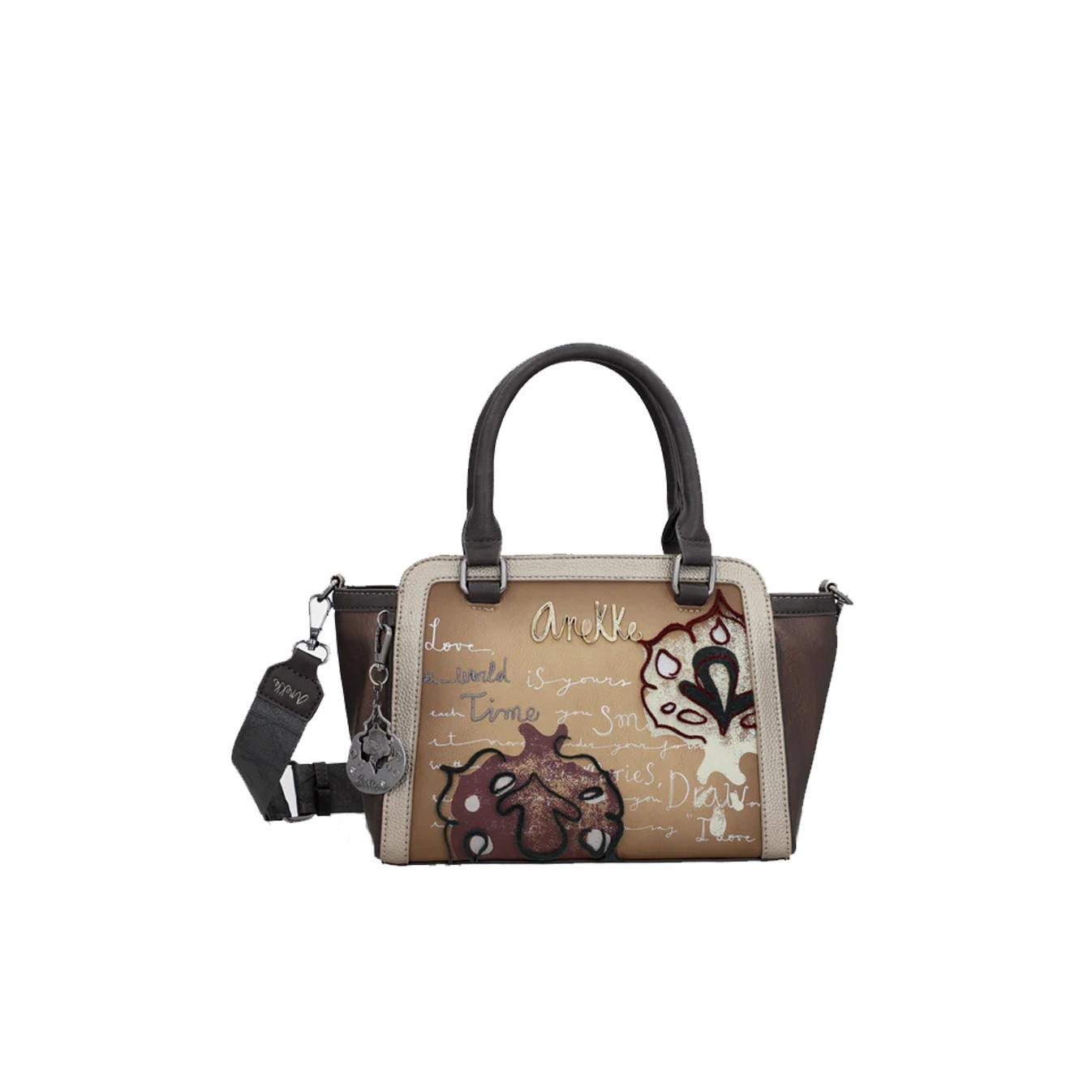Anekke Manifesto Taupe Bowling Bag