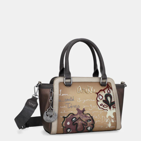 Anekke Manifesto Taupe Bowling Bag