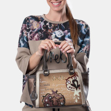Anekke Manifesto Taupe Bowling Bag