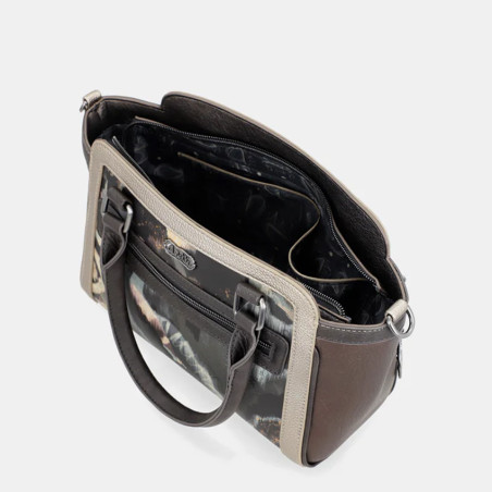 Anekke Manifesto Taupe Bowling Bag