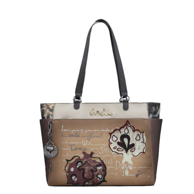 Porte-monnaie Anekke Avec Dragonne - Protection RFID - Design Multicolore - Portefeuille Compact Pour Femme - 13