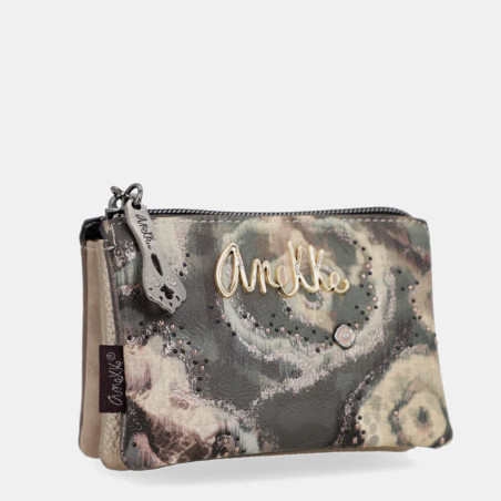 Anekke Manifesto 3-Compartment Wallet Taupe