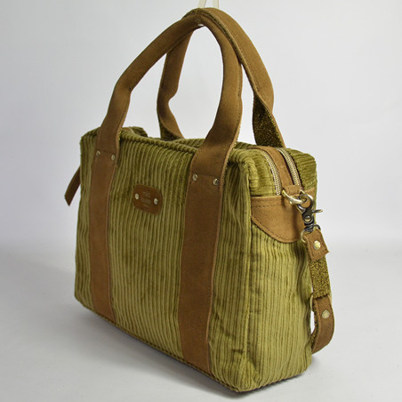 Mila Louise Mapa VFR1 Business Bag 2 Compartments Velvet Ochre
