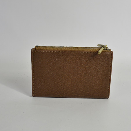 Mila Louise Sila E Small Companion Bubble Leather Ochre