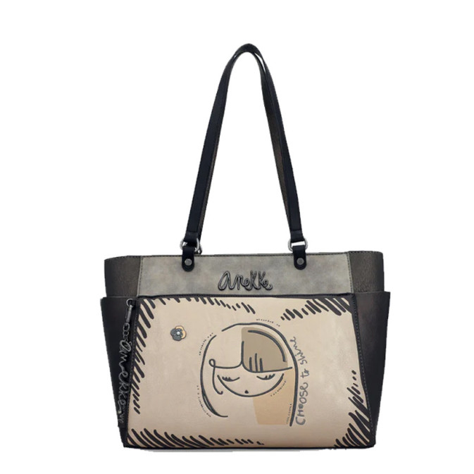 Anekke Nature Koko Large Shopping Bag Grey