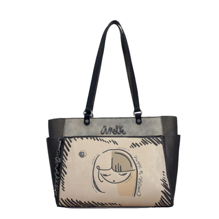 Anekke Nature Koko Large Shopping Bag Grey