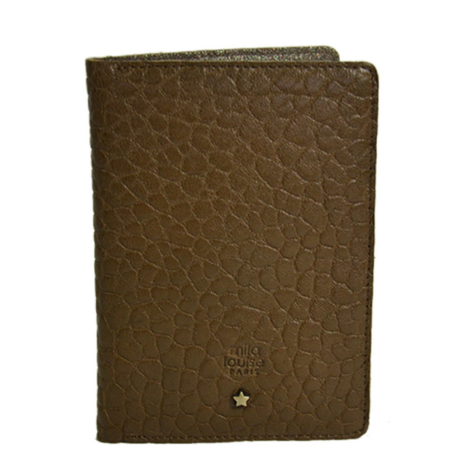 Mila Louise Oru E Card Holder And Passport Bubble Smoked Khaki