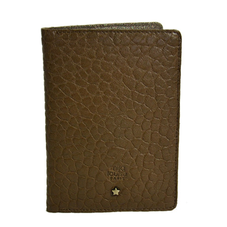 Mila Louise Oru E Card Holder And Passport Bubble Smoked Khaki