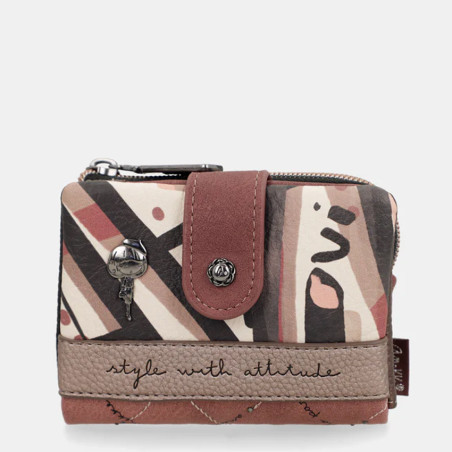 Anekke Parisian Small RFID Pink Wallet