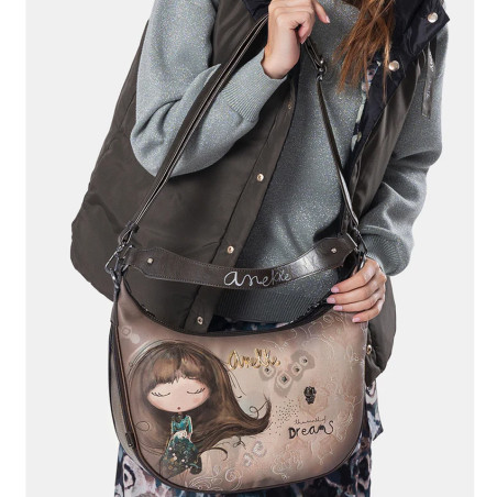 Anekke Real Brown Satchel