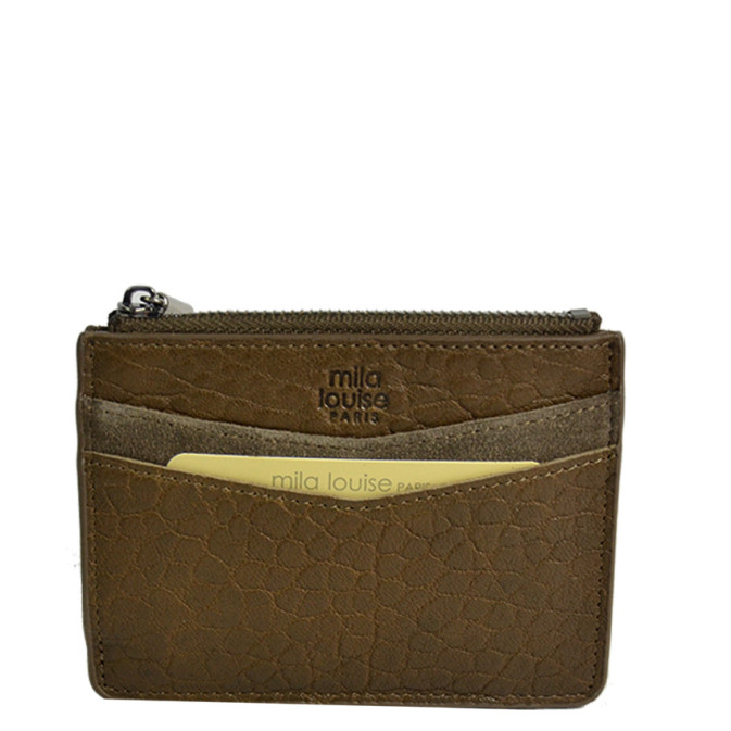 Mila Louise Rolae E Wallet And Cards Smoked Khaki
