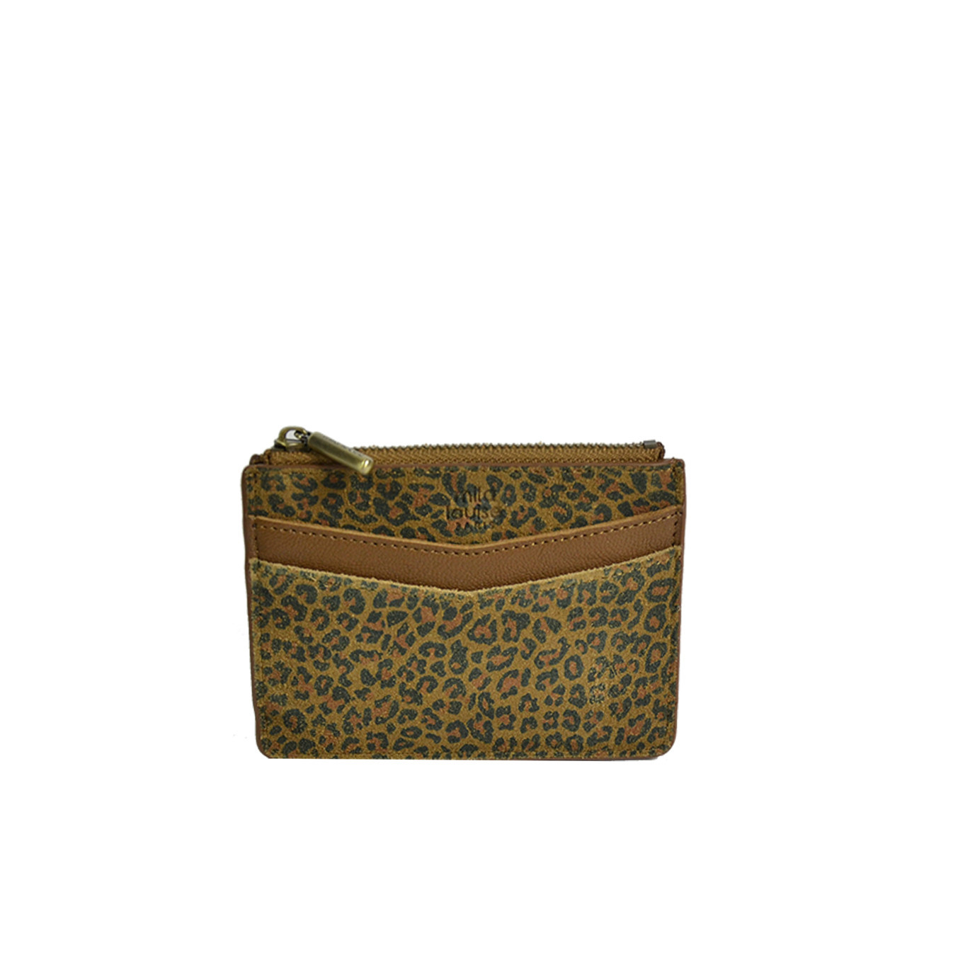 Mila Louise Rolae PA Porte-Monnaie Et Cartes Léopard Ocre