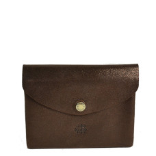 Mila Louise Monylx X Coin Purse Leather Sparkle Auburn