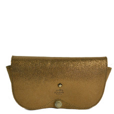Mila Louise Glasses Case Ossip X Glittered Leather Ochre