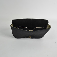 Mila Louise Eyeglass Case Ossip X Glittered Leather Auburn
