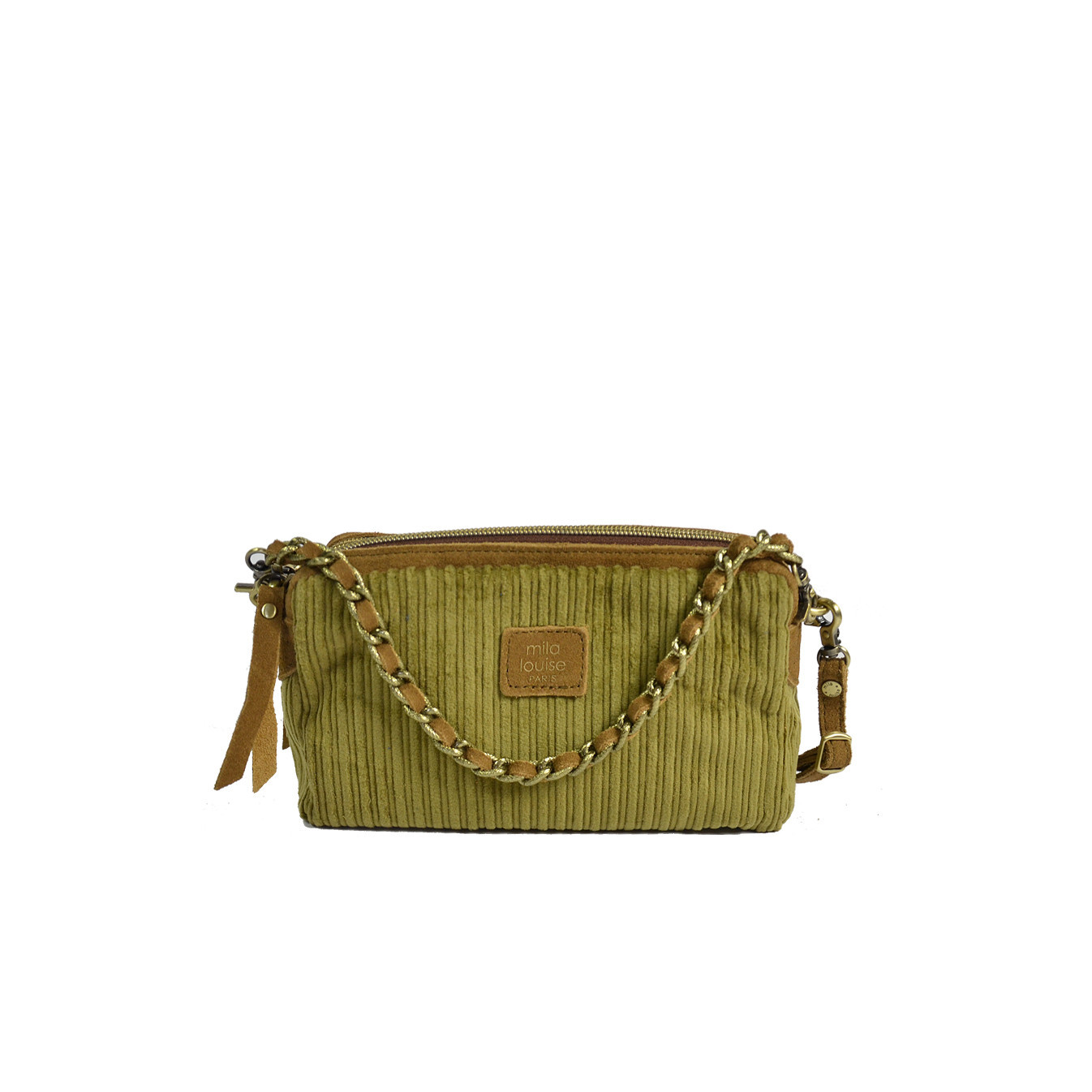 Mila Louise Mama XS VFR1 Small Trotter Bag Ocre Velvet