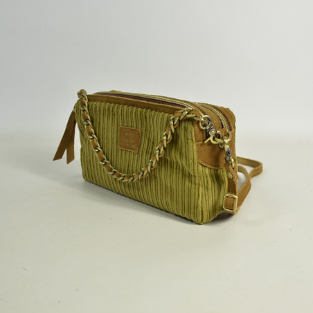 Mila Louise Mama XS VFR1 Small Trotter Bag Ocre Velvet