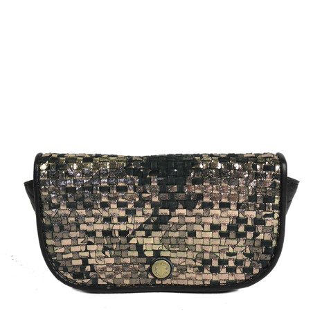 Mila Louise Glasses Case Ossip W Braided Black Anthracite