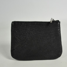 Mila Louise Briny XS W Small Woven Leather Wallet Black Bronze