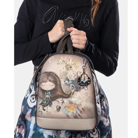 Anekke Real Organized Brown Backpack
