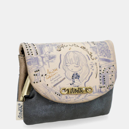 Anekke Studio Wallet with Flap Beige