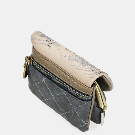 Anekke Studio Wallet with Flap Beige