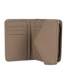 Lancaster Foulonne Double Wallet Back to Back 170-29 Dark Sand