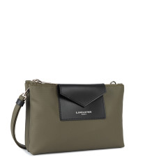 Lancaster Storm KBA Crossbody Pouch Double Compartments 516-70 Khaki