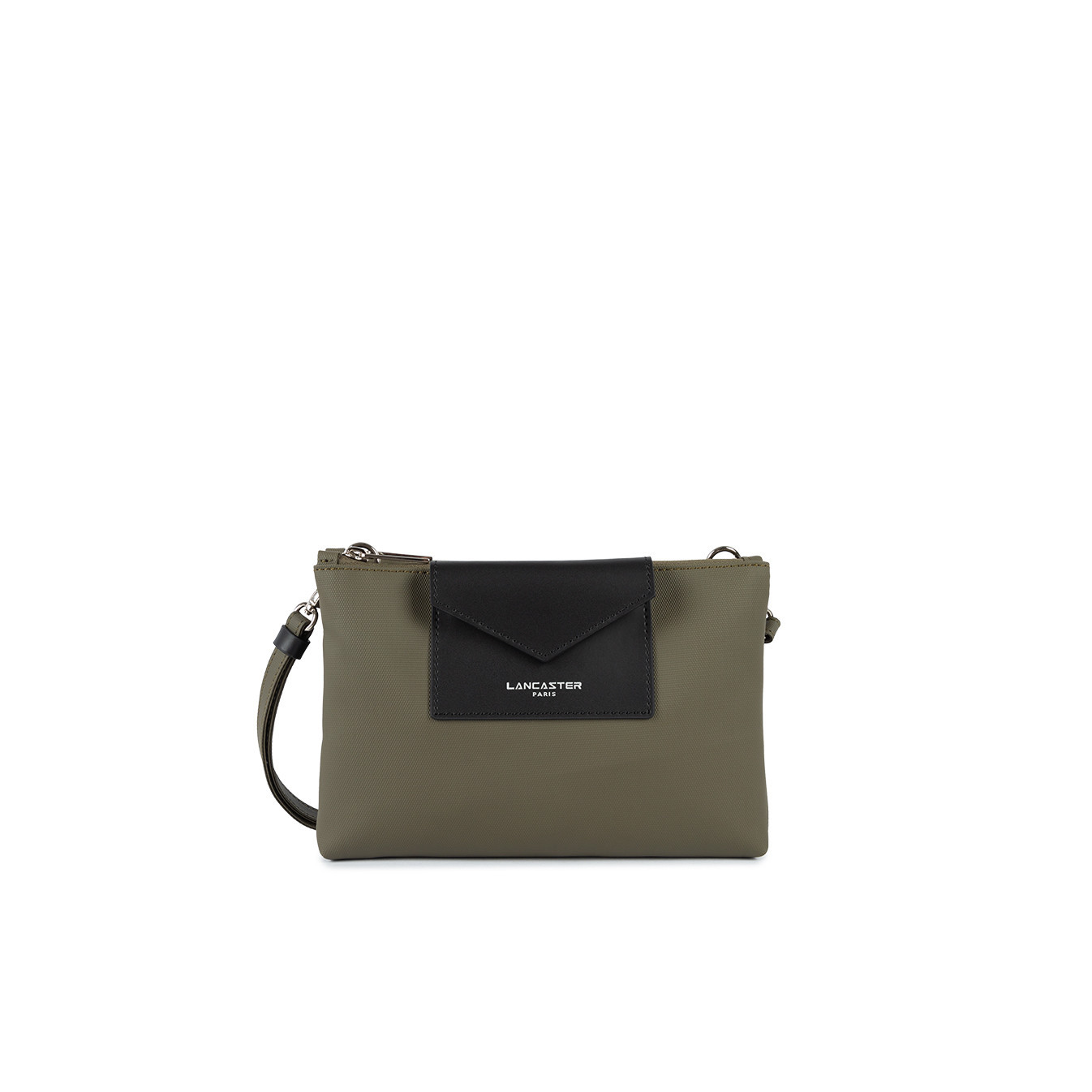 Lancaster Storm KBA Crossbody Pouch Double Compartments 516-70 Khaki