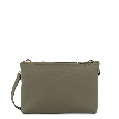 Lancaster Storm KBA Crossbody Pouch Double Compartments 516-70 Khaki