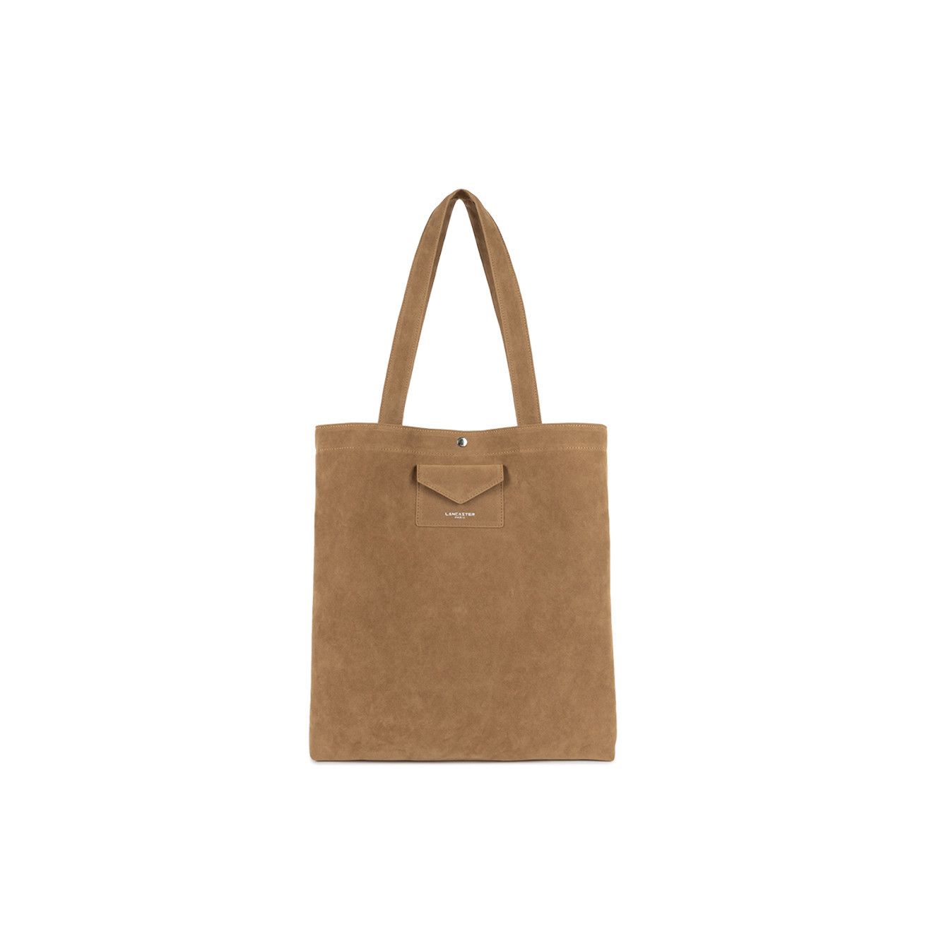 Lancaster Suede KBA Tote Bag 518-061 Camel