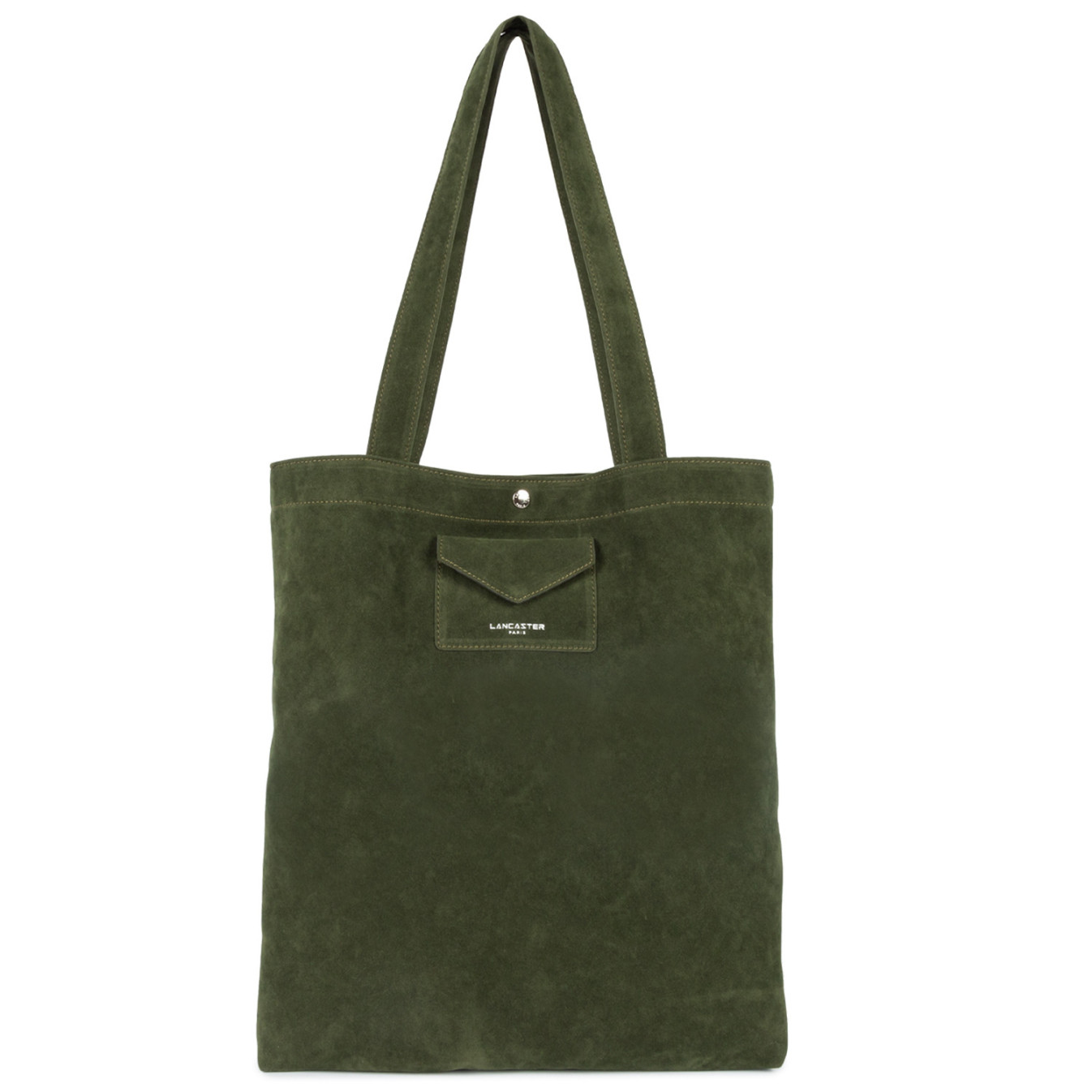 Lancaster Suede KBA Tote Bag 518-061 Khaki