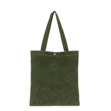Lancaster Suede KBA Tote Bag 518-061 Khaki