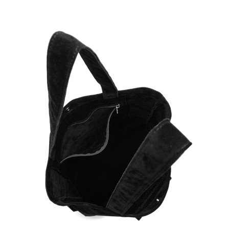 Lancaster Suedine KBA Tote Bag 518-061 Black