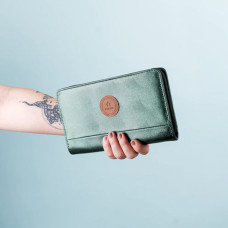 Cabaïa Wallet Large Grand Portefeuille et Compagnon Lucerne porté