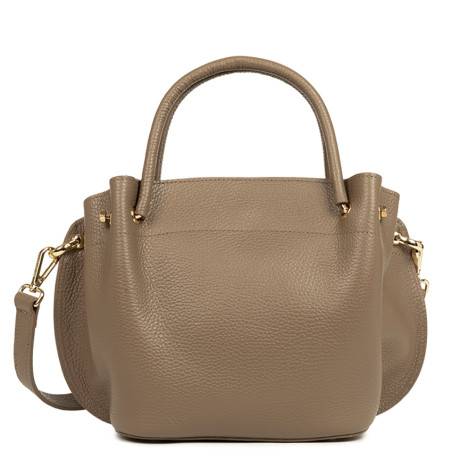 Lancaster Foulonne Double Handbag Louisa 470-18 Taupe In Or